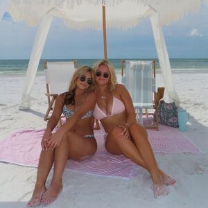 Blackbough Swim Lace + Gingham Bikini Set